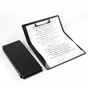 Professional Foldable Nursing Clipboard - A4/Letter Size Compatible Tri-fold Pocket Clipboard for Nurses, Medical Students & Doctors - Heavy Duty & Lightweight