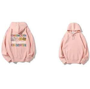 Communication Looks Different For Everyone  Hoodie Unisex Oversized Drawstring Hooded Cotton Sweatshirt with Front Pocket for Daily Wear Comfort Hoodie for All Genders Printed Unisex Casual Hoodie