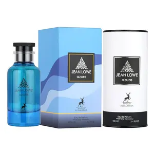 Maison Alhambra Jean Lowe Azure Eau de Parfum 3.4oz 100ml - Bright Zesty Aquatic Citrus Fragrance with Bergamot Mandarin & Ginger