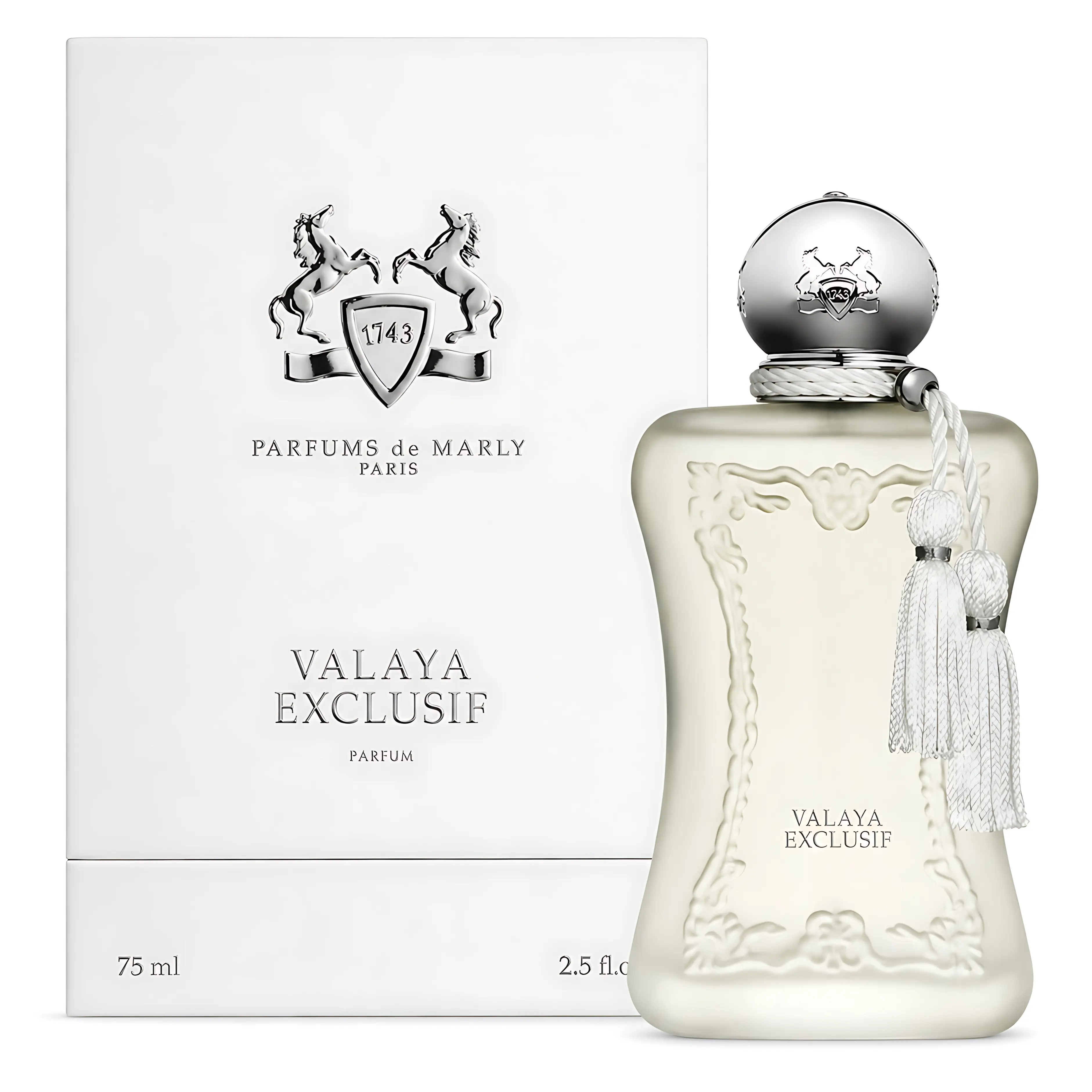 Parfums De Marly Valaya Exclusif For Women's 2.5 Ounce, Vanilla Almond Ambroxan, Made in France