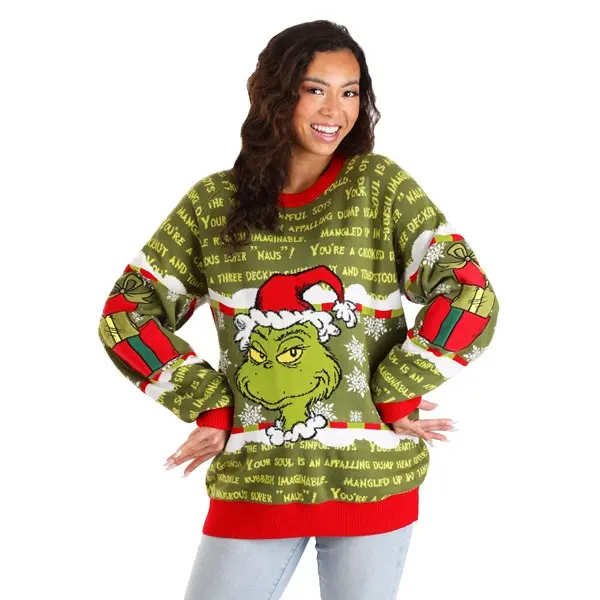 You're a Mean One Mr. Grinch Sweater for Adults
