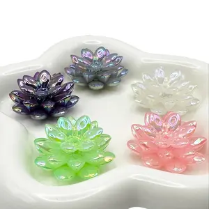 Stackable Lotus Flower Beads - 5 sets - for Beadable Pen (15 pieces)
