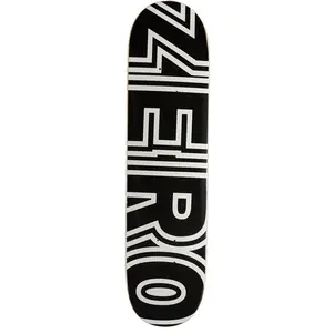 Zero Skateboard Deck Bold Black 8.125" x 31.7"