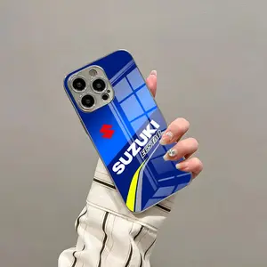 S-Suzukis motorcycles Logo  Phone Case for iPhone 17 Pro Max 15 Pro 16 14 Plus 12 13 Mini 11 Pro Shockproof Glass cover