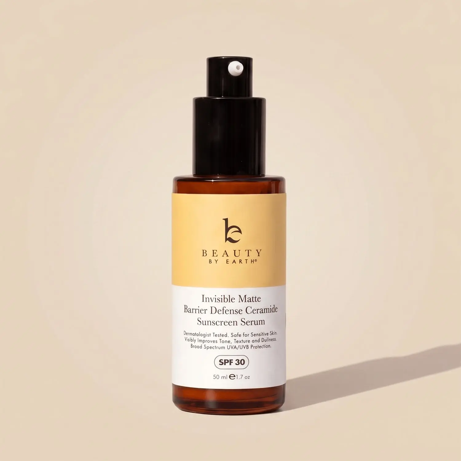 Beauty by Earth Invisible Matte Barrier Defense Ceramide Sunscreen Serum Face Serum (SPF 30) sunscreen