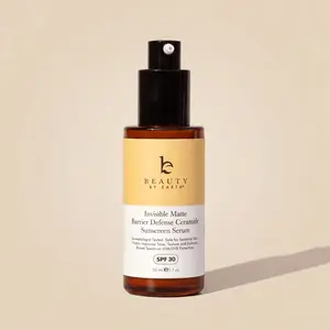 Beauty by Earth Invisible Matte Barrier Defense Ceramide Sunscreen Serum Face Serum (SPF 30)