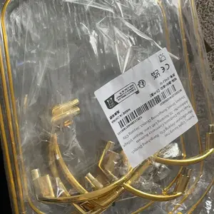 3 Pack Serving Tray with Handles, Stackable Reusable Trays for Serving Food, Plastic Serving Platters for Party, Charcuterie, Fruit, Appetizer, Salad Serving Plates