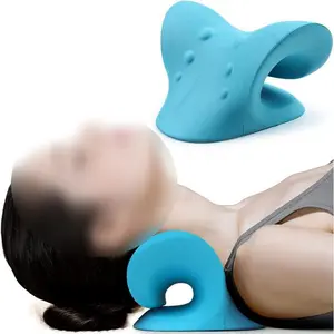 Neck Stretcher Pillow for Pain Relief, Cervical Support & Shoulder Relaxer, Office & Student Self Care Wellness Gift