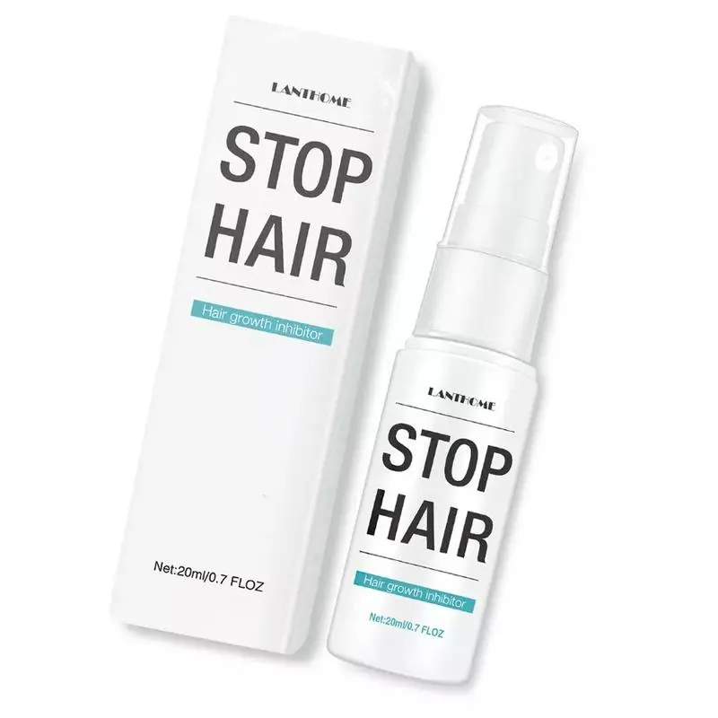 Natural Permanent Hair Removal Spray – Painless Stop Hair Growth Inhibtor Removal Body Care Gentle Moisturizer Moistrize Wax Long Lasting Sensitive