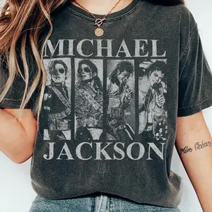 Michael Jackson Legend Vintage T-shirt Unisex Crewneck Made In 100% Cotton, Design & Printed In The USA