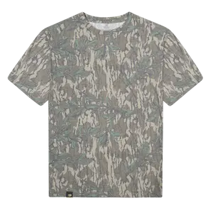 Mossy Oak Washed Out Camo Tee | GREENLEAF | Camo T-Shirt | Camouflage  Crewneck Shortsleeve