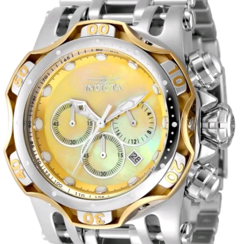Invicta 49171 New Invicta fusion gold tone dial chorono 52 mm diameter big band men' watch