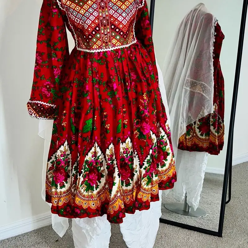 long dress for women afghani - TikTok Shop