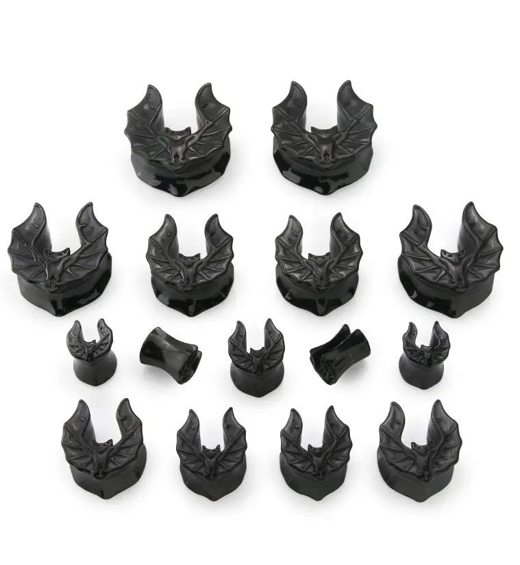 Black PVD Bat Stainless Steel Saddles Black PVD Bat Stainless Steel Saddles