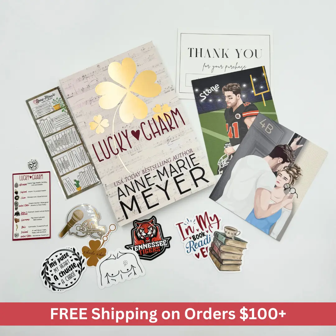 Paperback Lucky Charm: A Football/Singer Romance Paperback + Swag