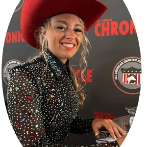 Sparkle Ridge - Western Show Shirt - Rainbow Rhinestone
