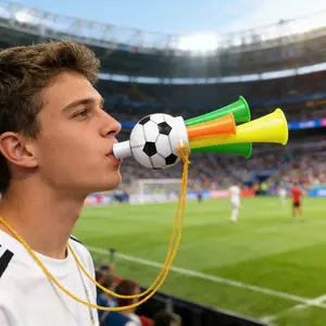 Football Horn Set, Cheerleading Trumpet Toy, Sports Day, Sports Rally Horn, Euro Cup Support Props, Football Match Lively Atmosphere Horn, Accessories