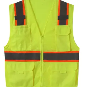 Multipocket High Viz Safety Vest