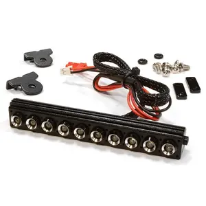 Billet Machined T10 Realistic Roof Top White LED (10) Spot Light Set W=87mm