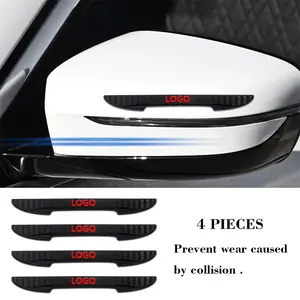 4pcs Car Door Scratch Guard Strips, Anti-Collision Protection Stickers, Body Decoration Upgrade Accessories for Bmw Honda Fiat Ford Nissan Skoda Mazda Toyota Volkswagen Nismo