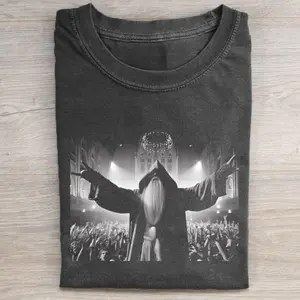 Retro Gandalf T-Shirt, Humorous Dumbledore Shirt, Harry Potter Movie Tee, Fans of Magical Adventures and Quirky, Funny Tshirt, Meme Shirts, Tops, Classic, Menswear