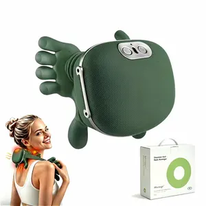 Cordless Imitation Human Hand Neck Shoulder Massager - 5V Rechargeable Portable Electric Muscle Massager, Lightweight, Adjustable Deep Tissue Kneading, Heat Therapy, Neck Shoulder Relaxer, Ideal Father's Day Gifts for Daily Soreness Relief, Muscle Massage