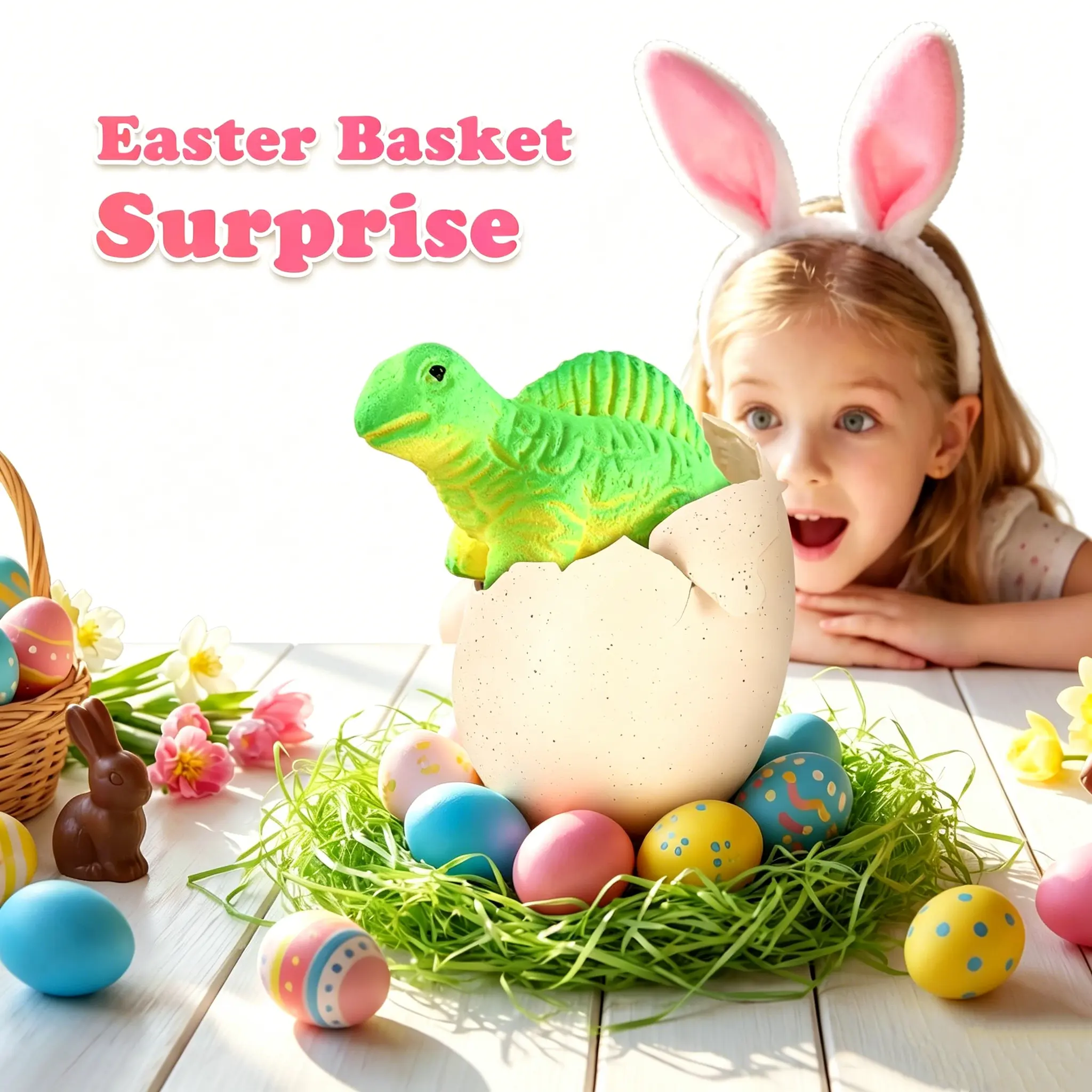 Dinosaur Hatching STEM Science Toy Dinosaur Eggs - Surprise Capsules, Unisex Blind Bag/Box for Boys, Easter Gift - Soak in Water to Explore Life Cycles, Camping Essentials, Giant, 3 - 4 Years