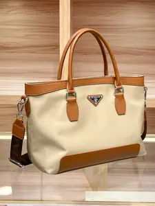 Large-capacity nylon tote bag, popular casual handbag, crossbody bag, trendy commuter shoulder bag
