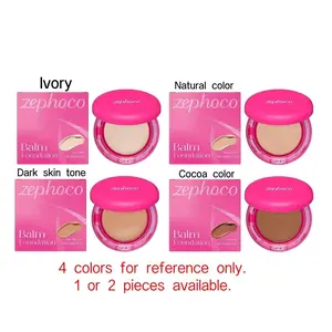 Zephoco Hydrating Foundation Stick, Complexion Stick | Lightweight, Long-Lasting, Moisturizing Coverage for Oily & Dry Skin Makeup