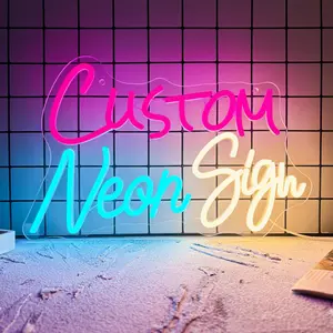 Custom LED Neon Signs for Wall Decor Personalized Neon Sign for Wedding Birthday Party Gift Easy to Use and Care Safe Durable LED Neon Strip