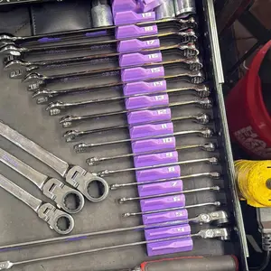 Magnetic Wrench Organizer Metric Or SAE | Toolbox Insert for Combination  | Drawer Tool Storage Modular