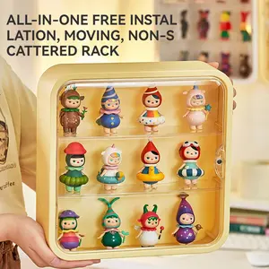 Display case for Figures Wall Display Stand Clear Acrylic Display Box with Door Dust and Moisture Proof Suitable for Lago Collectibles Action Figures Mart Pop,   2025 Dealsforyoudays