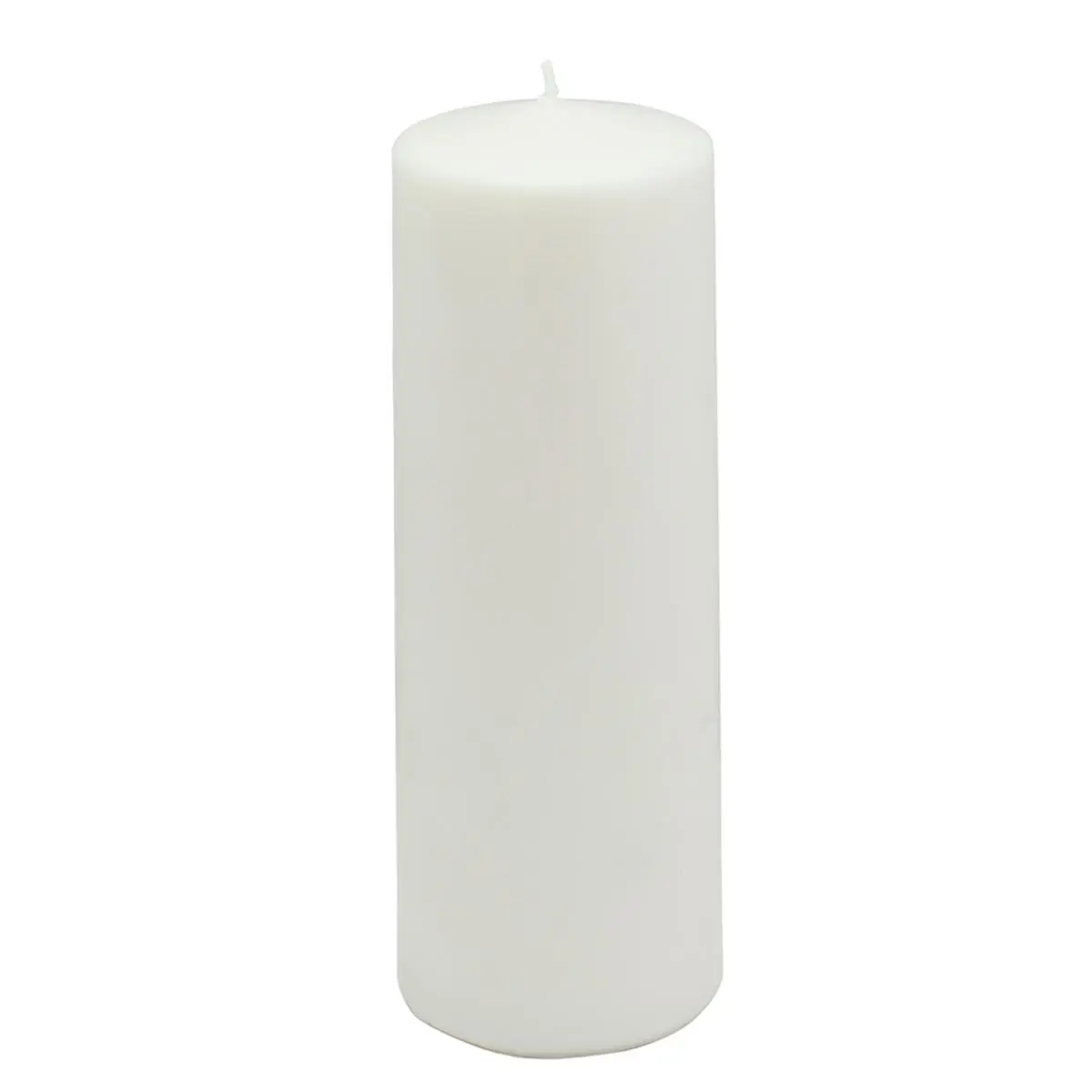 CPZ-047-0 White Decorative Candles - 3x9 in. Cotton Wick, Smokeless, Drip-Resistant, for Home Decor, Immediate Delivery