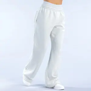 <WITH LOGO> DF Signature Wide Leg Jogger - Women Wide Leg Jogger Pants Casual Lounge Sweatpants Daily Wear