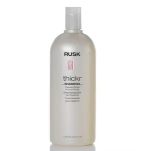 RUSK Designer Collection Thickr Thickening Shampoo, Plumps Up the Cuticle to Increase Strength, Lift and Texture, Leaves Hair with Soft and Manageable 33.8 Fl Oz
