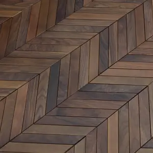 Natural Walnut Chevron Panels
