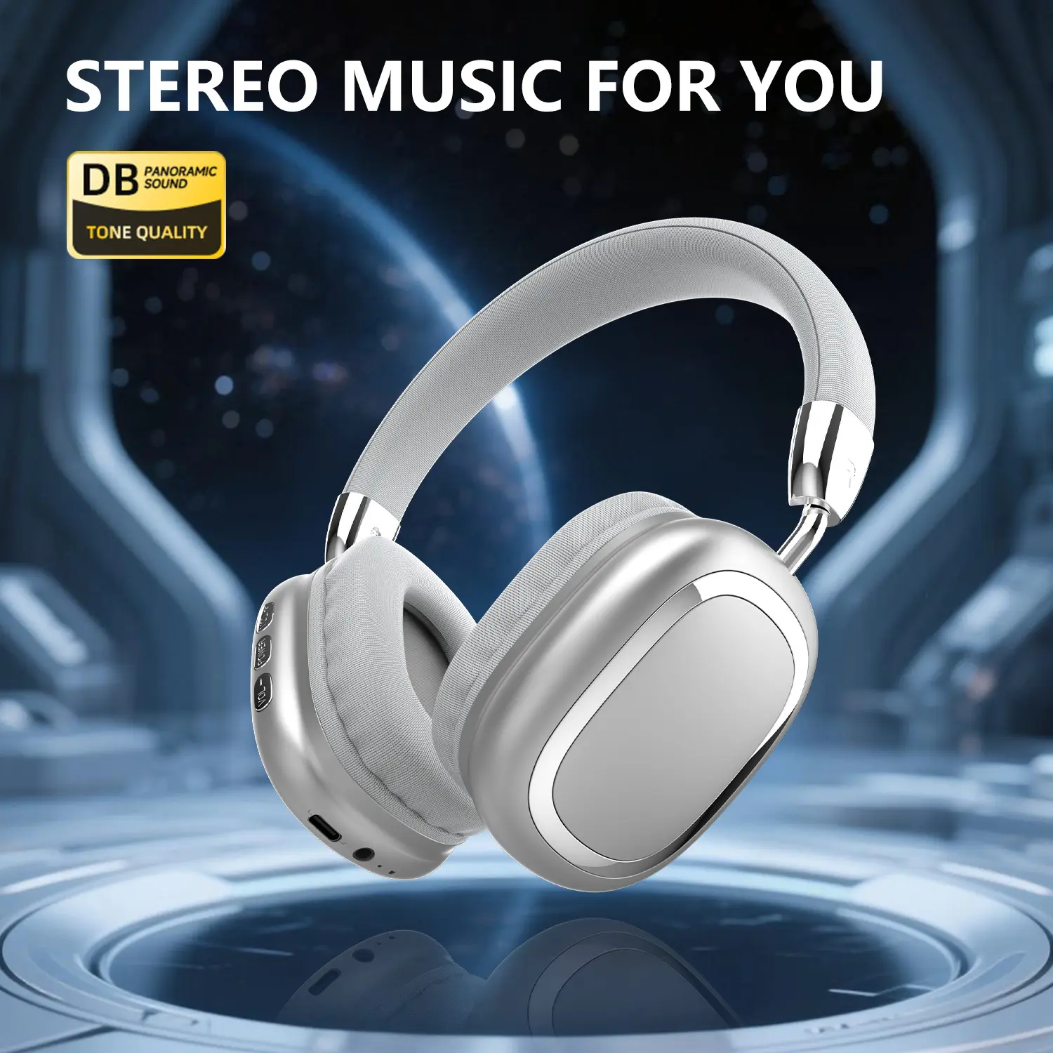 Tonghan Tengshen B35 Over-Ear Bluetooth Headphones Wireless Music Stereo Sound Universal for Mobile Games Noise-Free DB Tone Quality Electronic Audio Headset