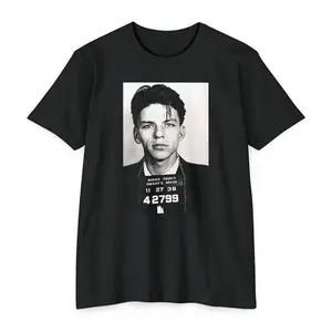 The Iconic Young Frank Sinatra Mugshot T-Shirt Sweatshirt Hoddie DPT