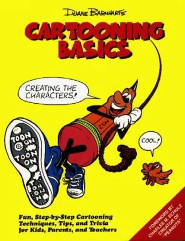 USED Book - Cartooning Basics: Creating the Characters and More by Duane Barnhart (Paperback) - english