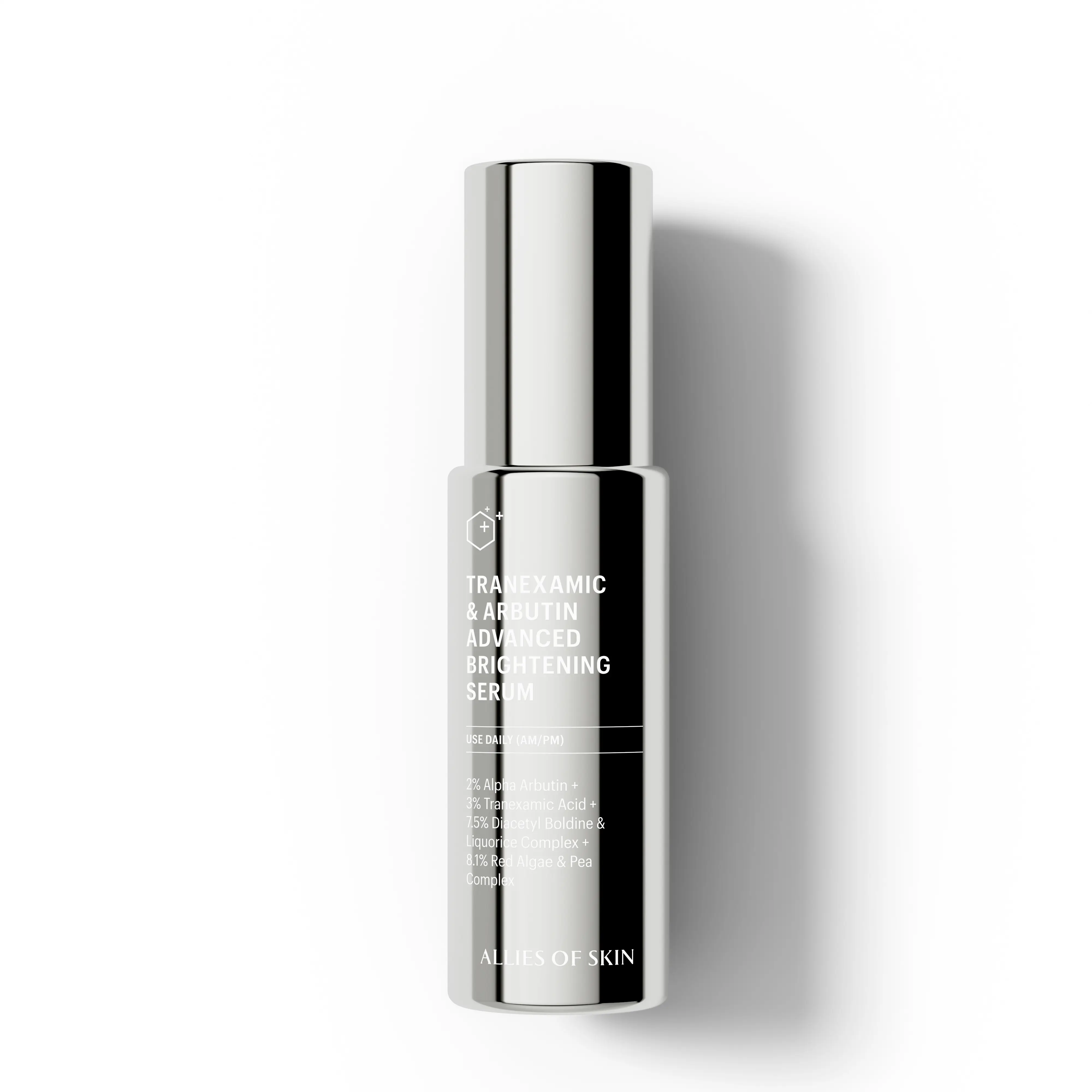 Allies of Skin Tranexamic & Arbutin Advanced Brightening Serum, Daily Use Serum with Moisturizer Benefits for Evening Radiance & Smooth Complexion