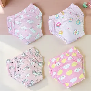 Toddler Potty Training Pants 4 Pack, Cotton Training Underwear Sizes 90cm, 100cm, 110cm, Potty Learning Gift Set