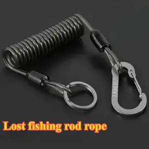 Stainless Steel Wire Hand Rope, High-End Retractable Safety Line, Lightweight Durable Pe Fishing Rod, Compact Design, Sturdy