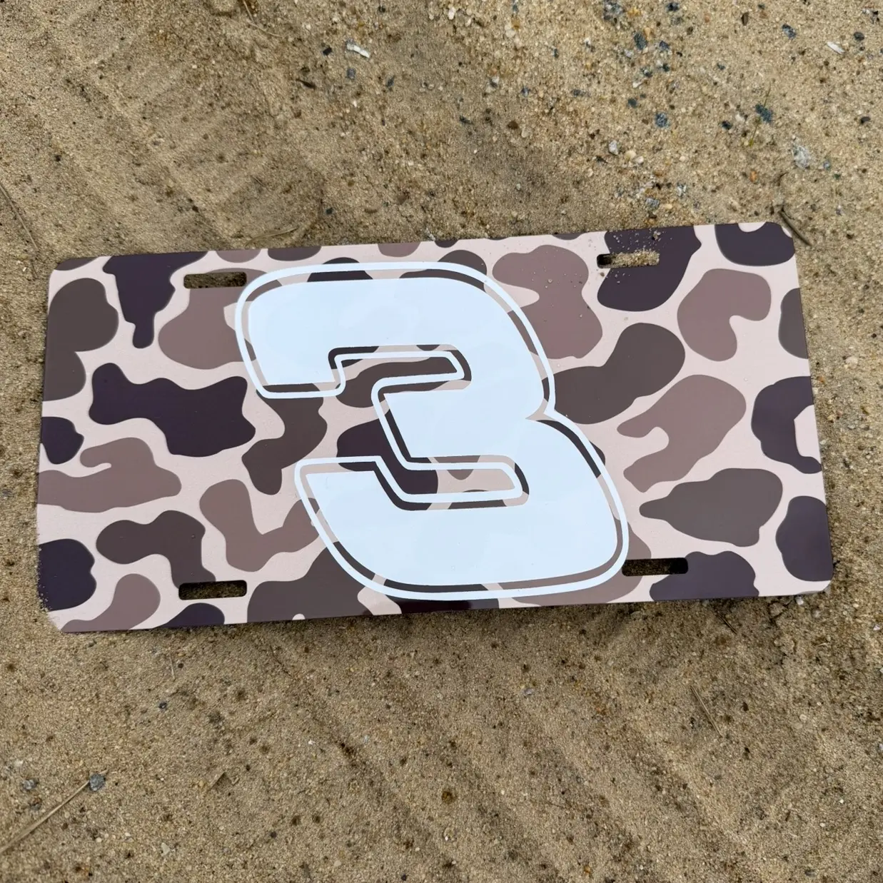 Dale Earnhardt Number 3 License Plate for Cars and Trucks - Custom NASCAR Fan and Legend Accessory DO IT FOR DALE Vehicle