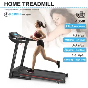 Home Foldable Treadmill with Incline, Folding Treadmill for Home Workout, Electric Walking Running Treadmill Machine 5" LCD Screen 250 LB Capacity Bluetooth Music Inclinetreadmill