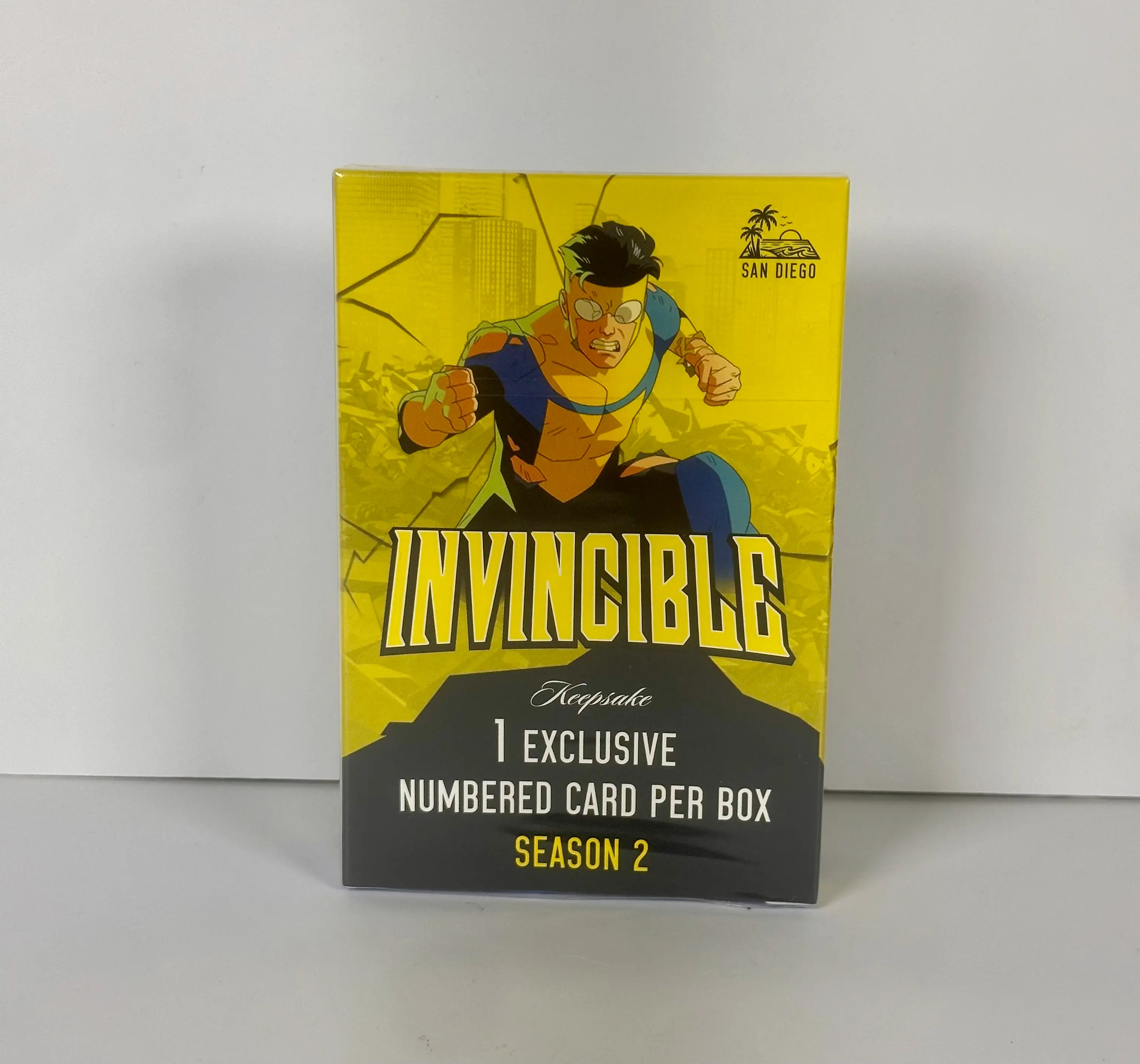 Invincible Season 2 SDCC Exclusive Convention Box featuring Invincible