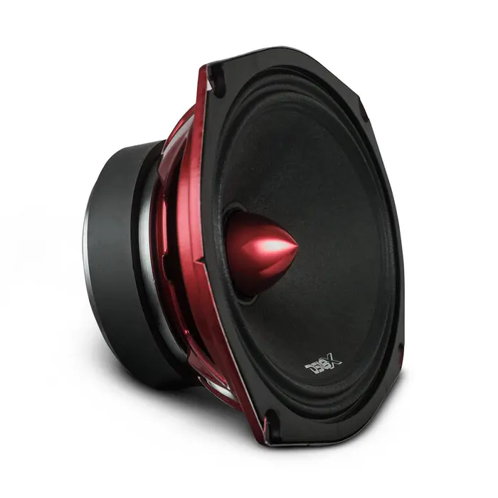 DS18 PRO-X 6x9 in Car Audio Mid-Range Speaker, 200W RMS, 4-Ohm Bullet Car Speaker, Car Speakers