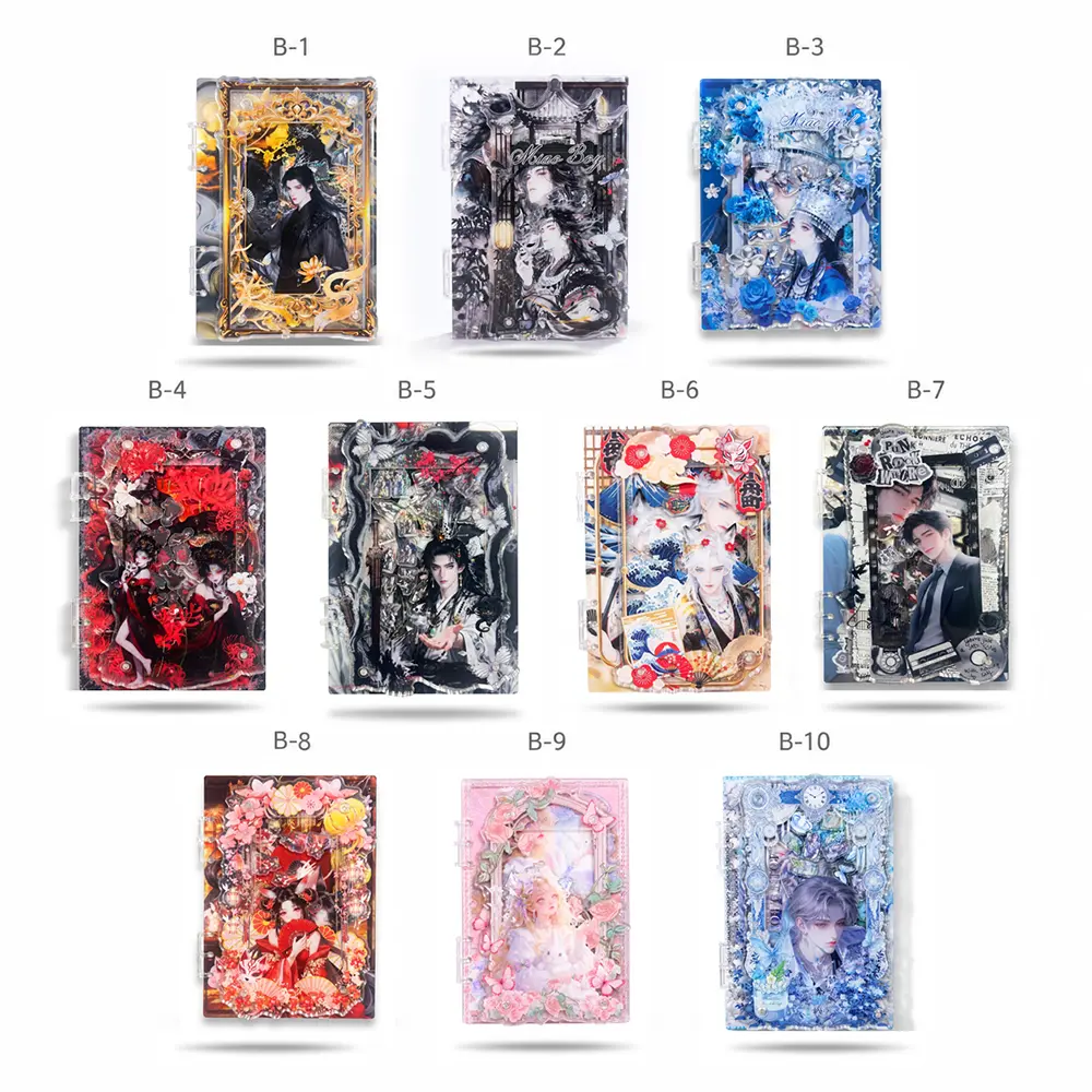 Original Chinese Style Acrylic Shaker Notebook