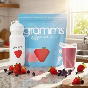 Strawberry Acai Flavored Clear Whey Isolate - Grass Fed Protein Supplement (20g Protein, 0 Sugar, 80 Calories, Gluten/Lactose Free)