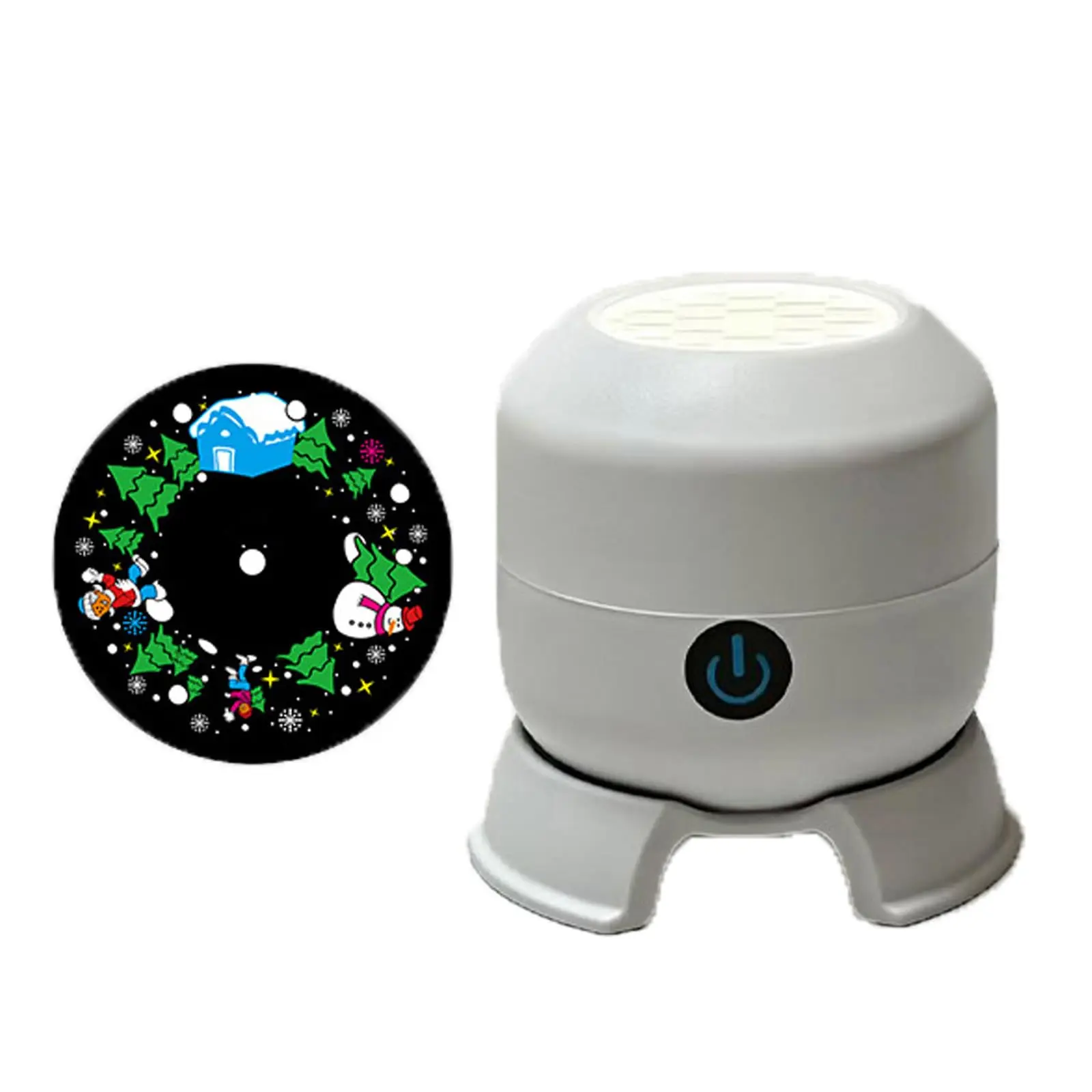 Dynamic Rotating LED Projector Light, Rechargeable Ocean Wave Projector, Snowflake/Christmas/Ocean Dynamic Patterns, Adjustable Brightness Colorful Projection Lamp for Bedroom