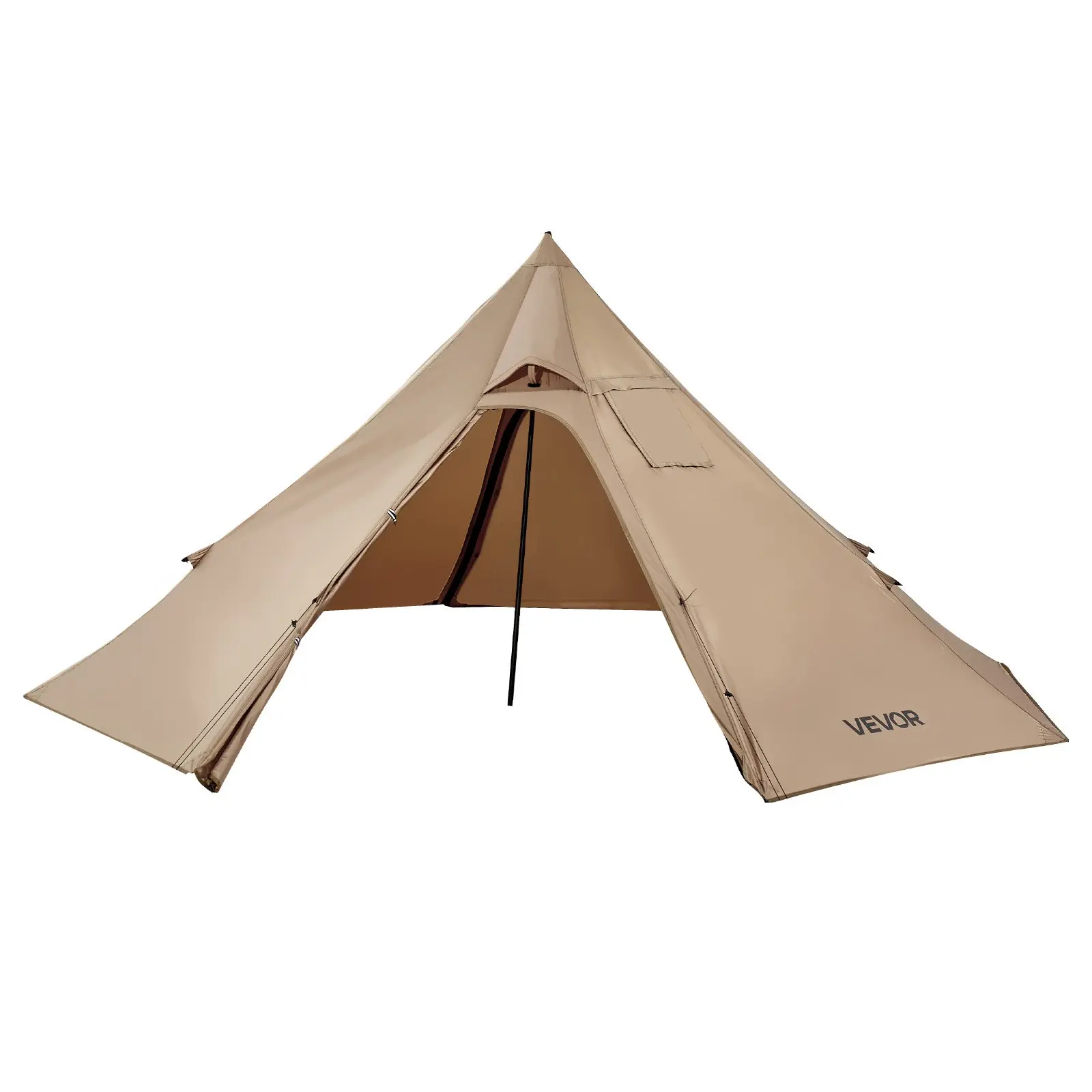 VEVOR Hot Tent for 2 Persons, Portable Winter Tipi Tent with Stove Jack, Waterproof Camping Tents, Lightweight 4 Season Shelter Tents for Hiking Fishing Backpacking, S Size